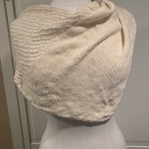 Organic cotton Eileen Fisher scarf.